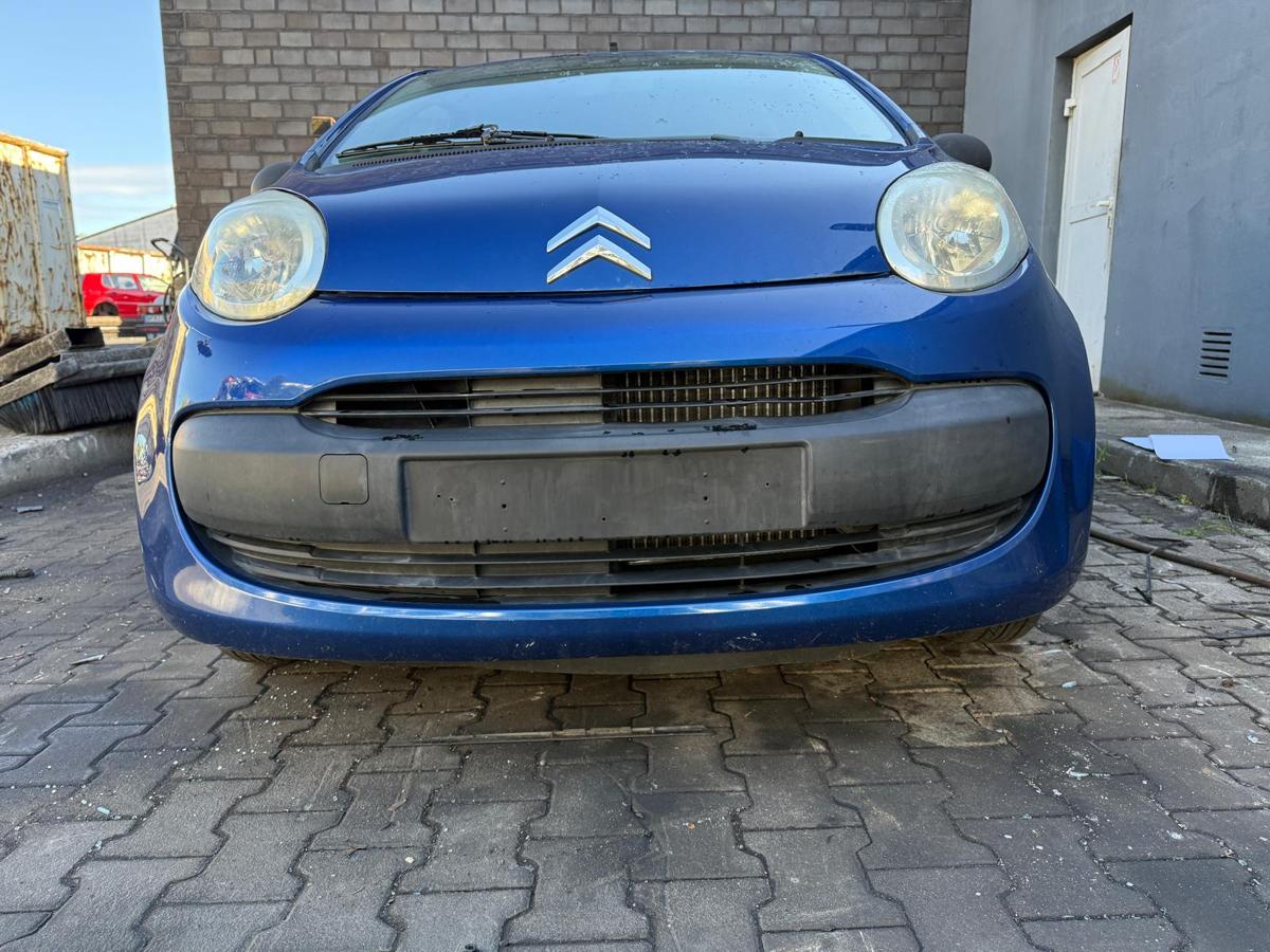 Citroen C1 original Stoßstange Stoßfänger vorn KNR Bleu Damas BJ08